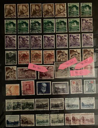 Tutti i francobolli: Riesengrosse Sammlung Liechtensteiner Briefmarken – Usato da Pfäffikon ZH venduto da buegi1954 8