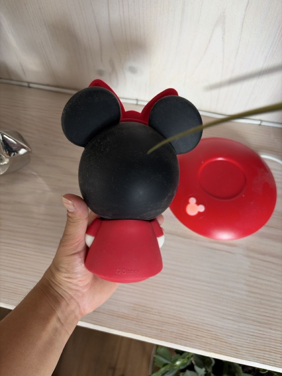 Disney Lampade: Minnie Maus Nachtlicht mit rotem Dot-Bogen – Usato da Opfershofen TG venduto da dan_nxk8 2