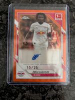Sammelkarte Johan Bakayoko Topps Chrome Autogramm 15/25