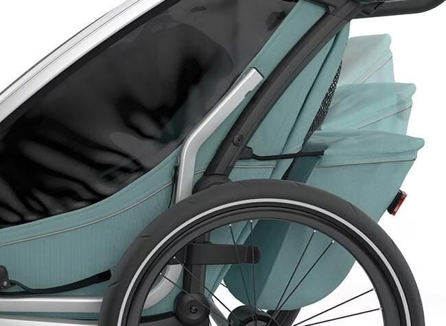 Thule Remorques: Thule Kinderanhänger Cross gebraucht hellblau – D'occasion à Egg b. Zürich par Moritz8132 1