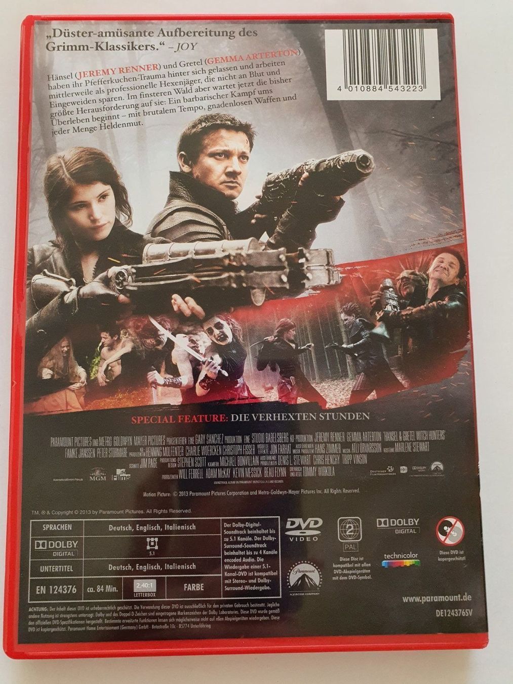 Tutti i DVDs: Hensel und Gretel - Hexenjäger – Usato da Oberdorf BL venduto da BaldenEagle 1