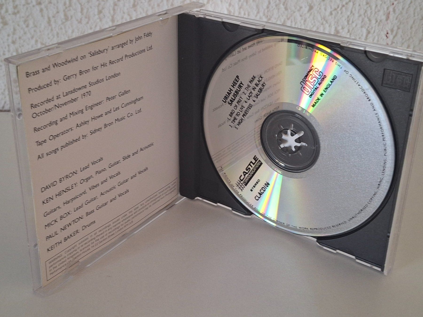 CD: CD Uriah Heep - Salisbury – Usato da Aarberg venduto da Jackup1 2