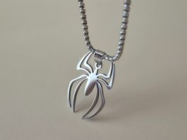 Halskette Spiderman Edelstahl mit Kette