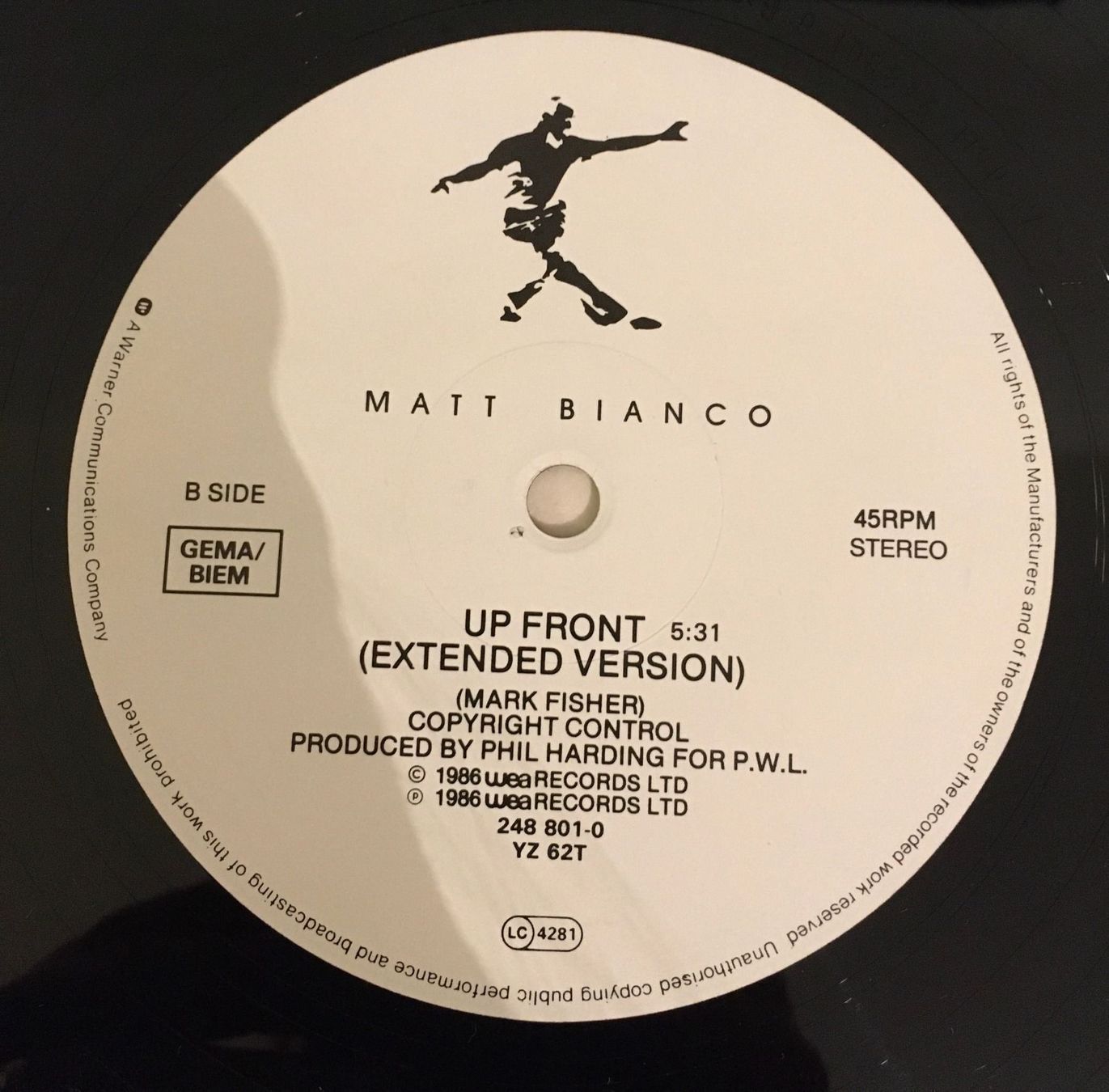 Dischi in vinile: Matt Bianco - Just can`t stand it MAXI – Usato da Wettingen venduto da 12.Zoll.Vinyl 3