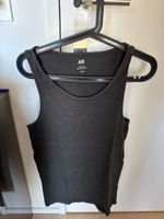 H&M Tanktop, Grau, Regular Fit, Gr. S - Sommer Must-Have!