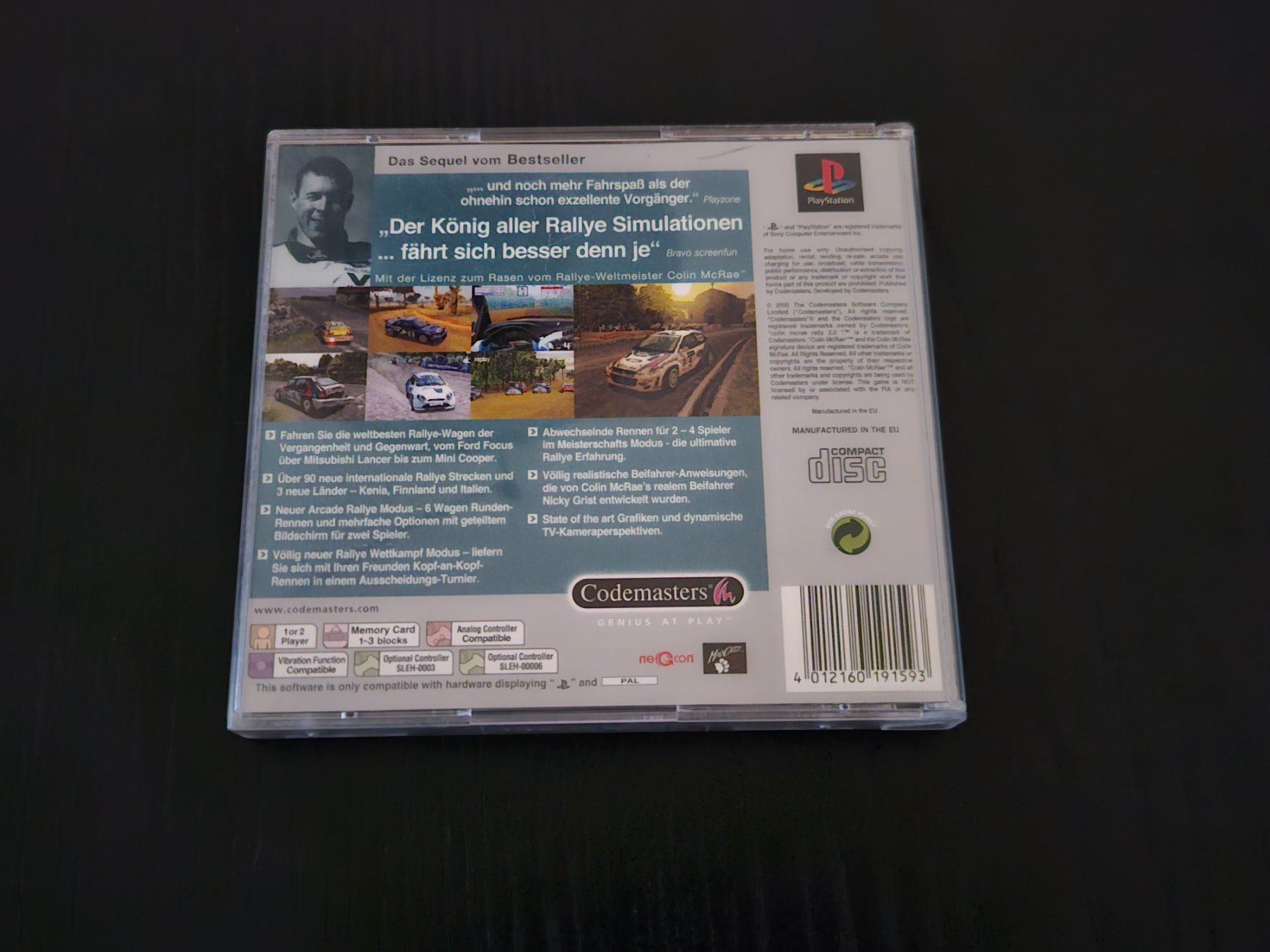 Sony Giochi: Colin McRae Rally 2.0 (PS1) – Usato da Zürich venduto da sodamnme 2
