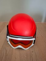 Skihelm mit Skibrille rot Grösse M gebrauchter Zustand