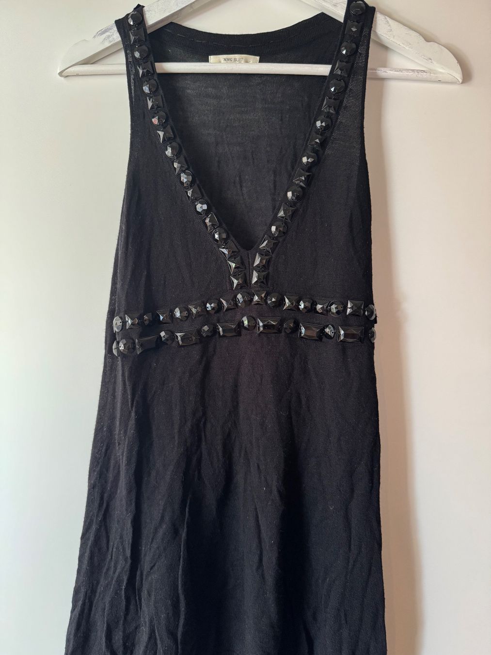 Mango Top: Schwarzes Top mit Strass Gr. S, Mango Suit – Usato da Küsnacht ZH venduto da ToddyGinger