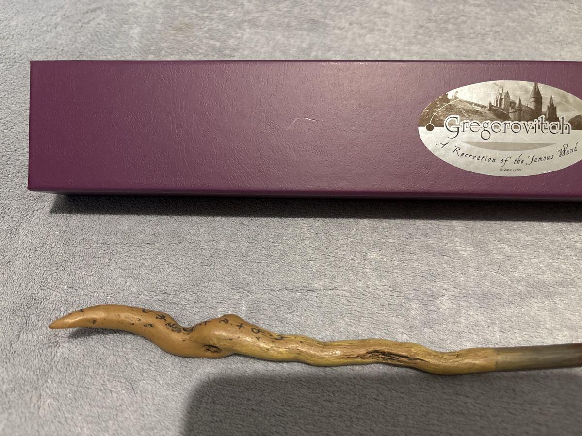 Statuette: Zauberstab Harry Potter Gregorovitch Neu mit Box – Nuovo (secondo la descrizione) da Zürich venduto da zimtstern45 1