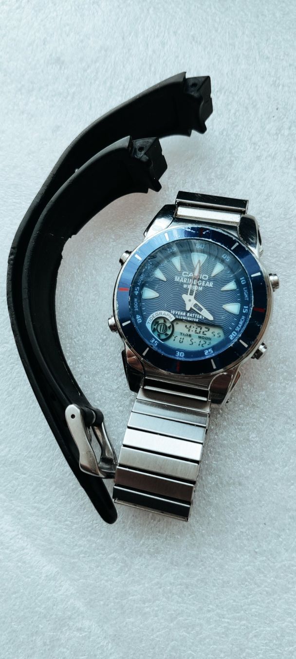 Casio Orologi: Casio Marine Gear 3796 WR 100M – Usato da Zürich venduto da sendbad 1
