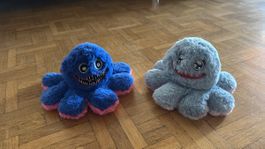 Plueschtiere Kraken 2 Stueck neuwertig