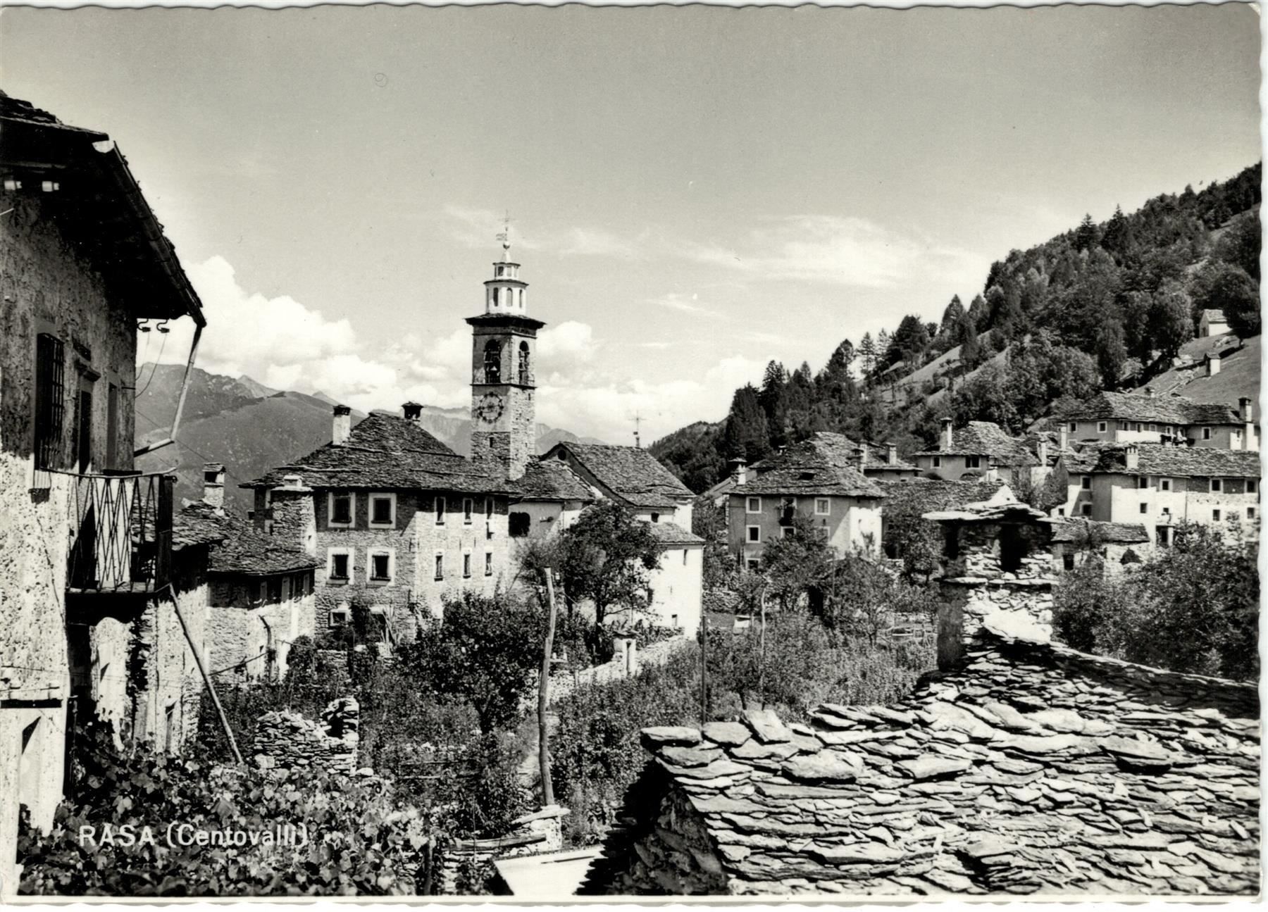Cartoline postali: TI 79 RASA Centovalli – Usato da Fribourg venduto da philafri