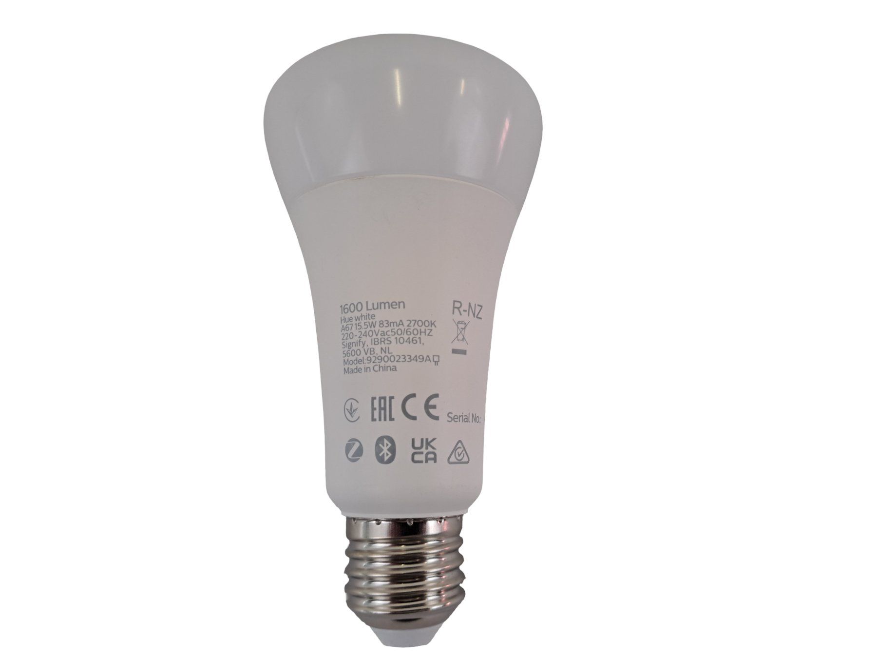 Philips Lampen: PHILIPS HUE LED Birne A67 E27, ZigBee, Bluetooth, – Gebraucht aus Männedorf von Restwert_Maennedorf