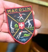 VINTAGE Badge MACOLIN nos ST. GALLER STICKEREI