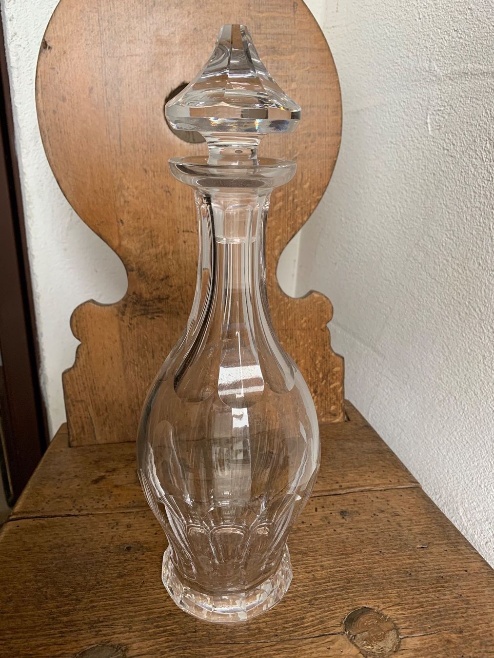 Caraffe: Karaffe Kristallglas, eingeschliffener Verschluss – Usato da Flims-Waldhaus venduto da 5_egg 1
