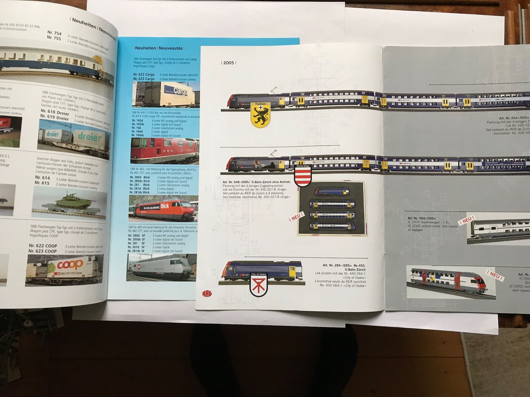 Hag Modellini di ferrovie: 2 x HAG info, 2005/2006 – Usato da liestal venduto da makai05 1