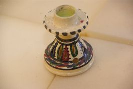 Kerzenhalter - farbig - 8 cm - gebraucht