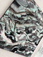 „MINT MILITARY“50x50 Abstact Acrylbild Original