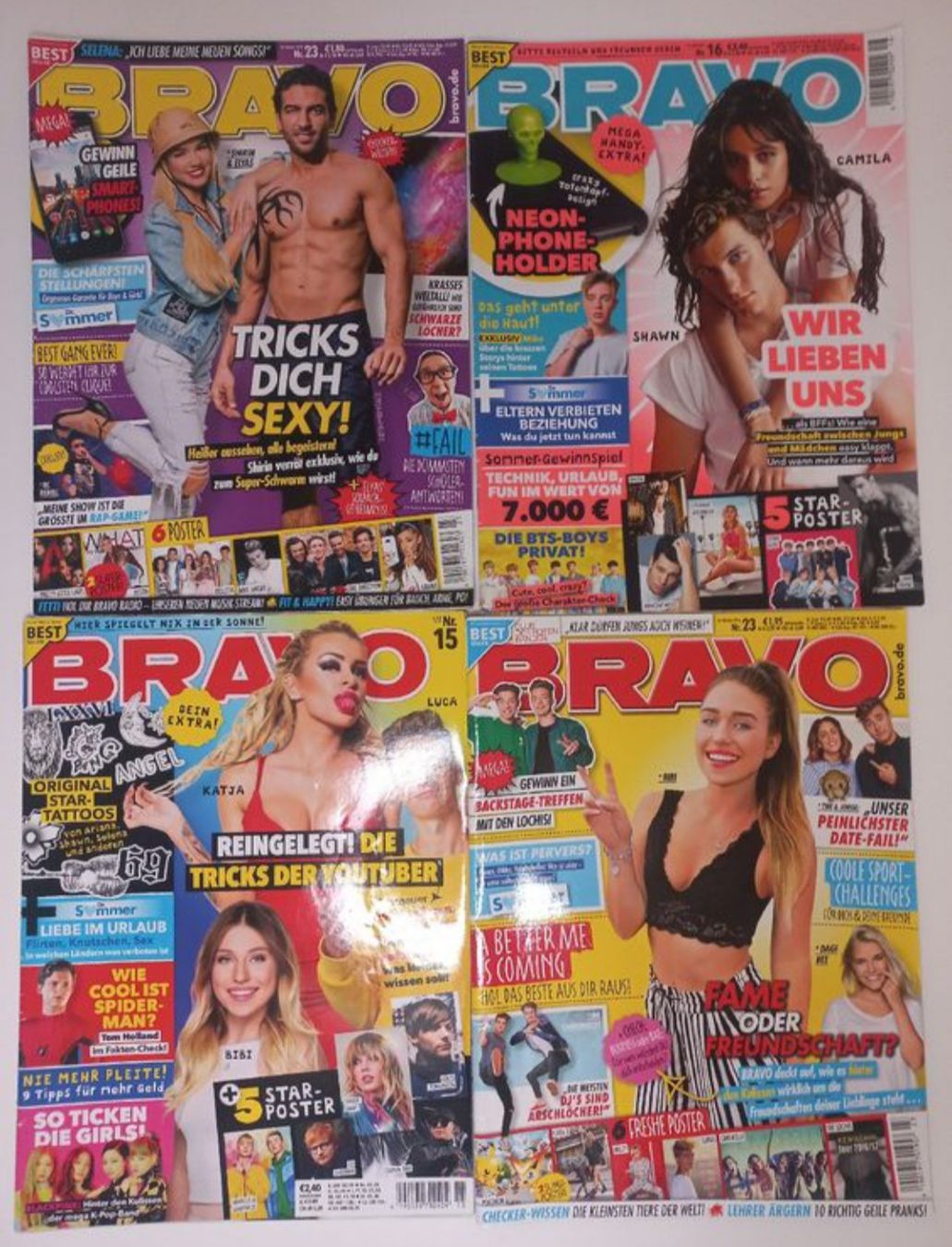 Riviste & Magazine: Bravo Zeitschrift/Zeitung 2015-2019 - 19 Stück oder einzeln – Usato da Wangen b. Olten venduto da SecondStory4u 4