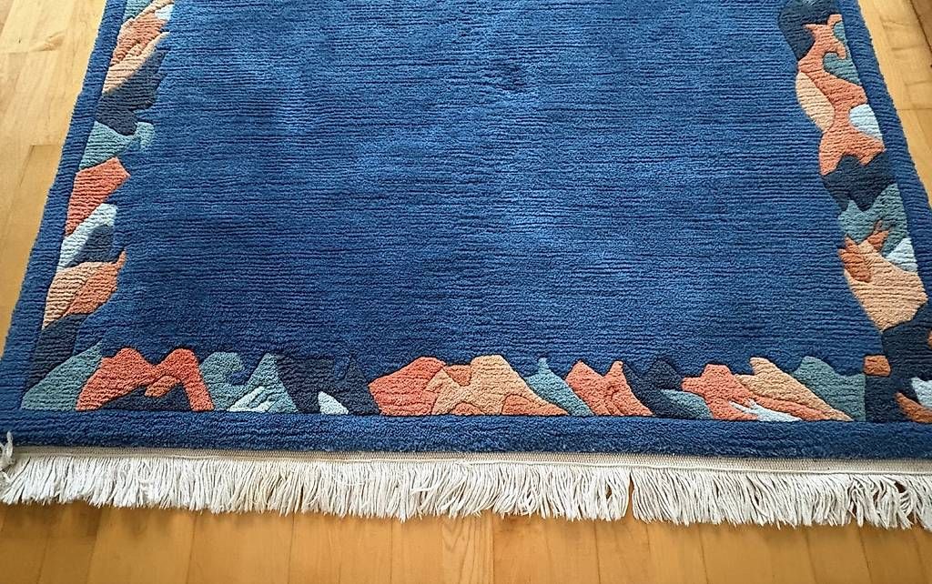 Tappeti: Wollteppich blau 175cm x 125cm – Usato da Steffisburg venduto da car_qwr6 1