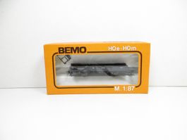 Bemo H0m 2257 RhB Niederbordwagen mit Bremserbühne Kk 7322