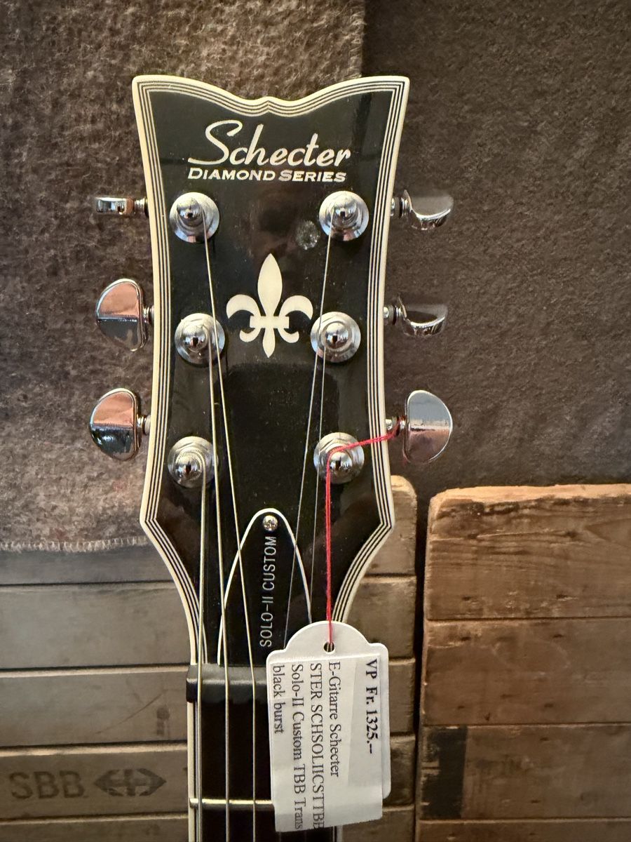 Schecter Instruments de musique: E-Gitarre Schecter Solo-II Custom black burst – Neuf (Voir description) à Ruswil par Mtamaro 1