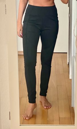 Head Damen Sport Leggings Schwarz, Gr. S, neuwertig