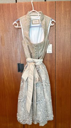 Dirndl Bergfeuer by Stockerpoint - Claire, Taupe Gr. 40 NEU