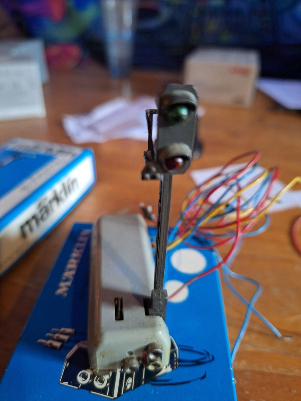 Märklin Modellini di ferrovie: Märklin Lichthauptsignal – Usato da Altstätten SG venduto da Bambam2012 1