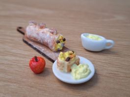 Apfelstrudel mit Vanille Sose, Handgemacht