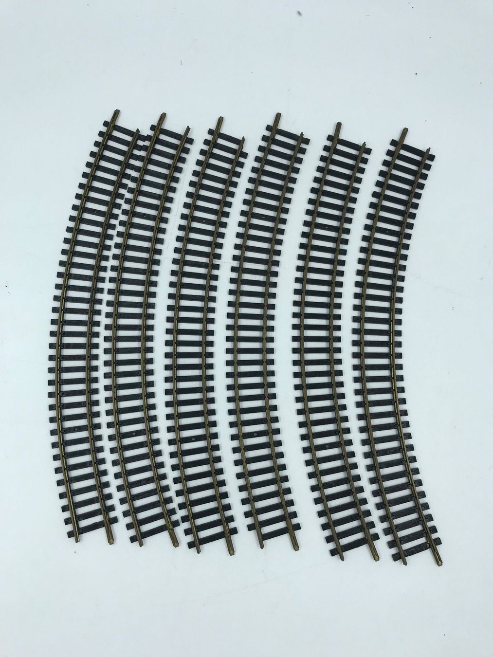 Jouef Modellini di ferrovie: Train Jouef Lot de 6 rails courbes – Usato da Genève venduto da Eric1823