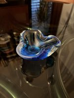 Murano Glas Aschenbecher Design 70er / vintage ashtray