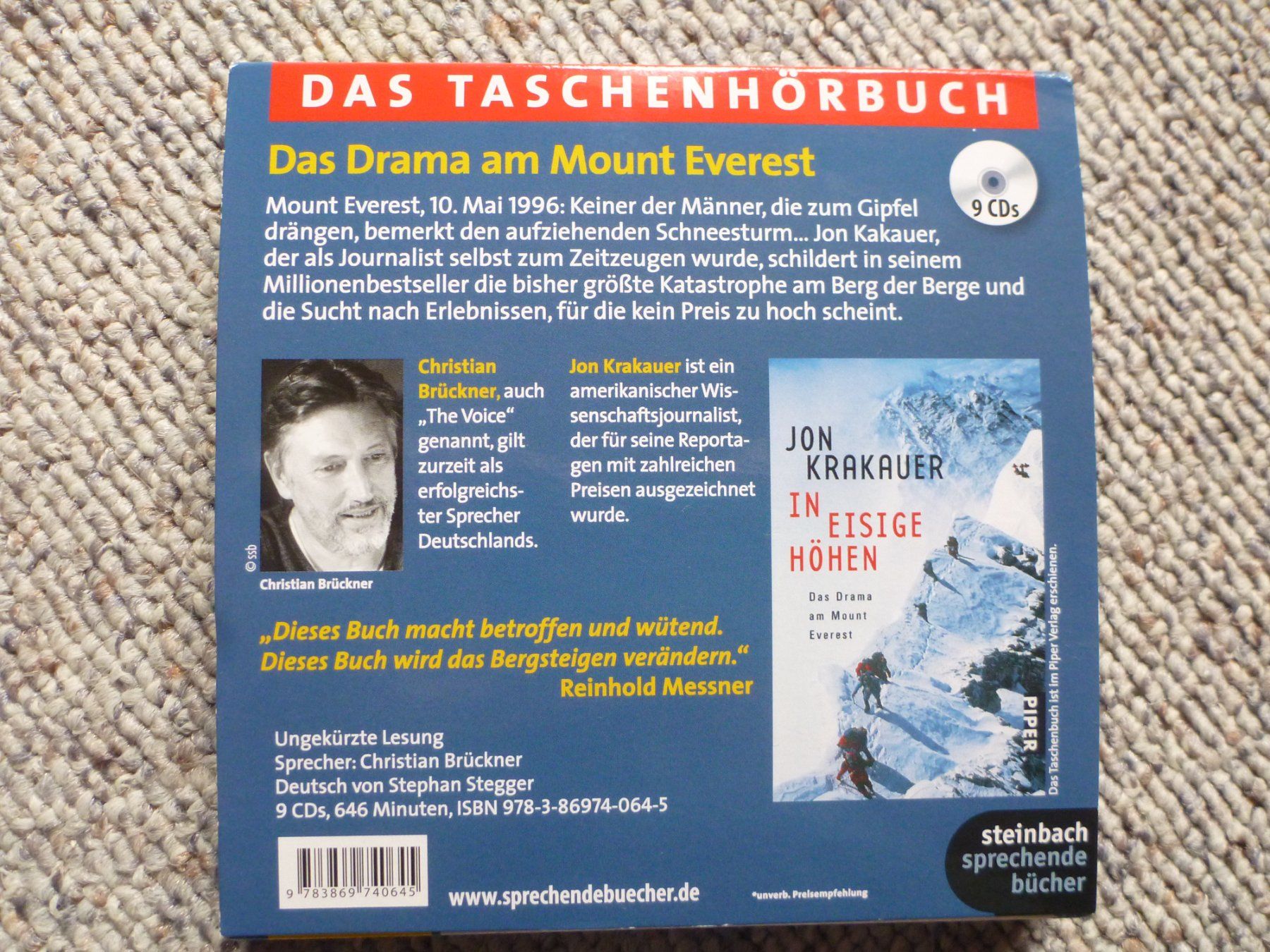 Audiolibri: Jon Krakauer - In eisige Höhen; Hörbuch – Usato da Sils im Domleschg venduto da Foeniculum 1