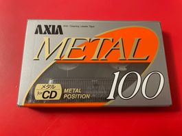 AXIA Metal 100 Type IV seltene TOP Kassette Originalzustand