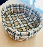 Katzenbett mit Burberry-Muster - waschbar