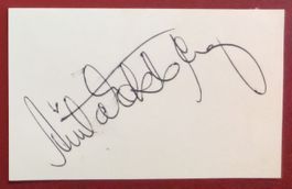 Anita Ekberg 1931-2015 Autogramm auf Karte 6x10cm