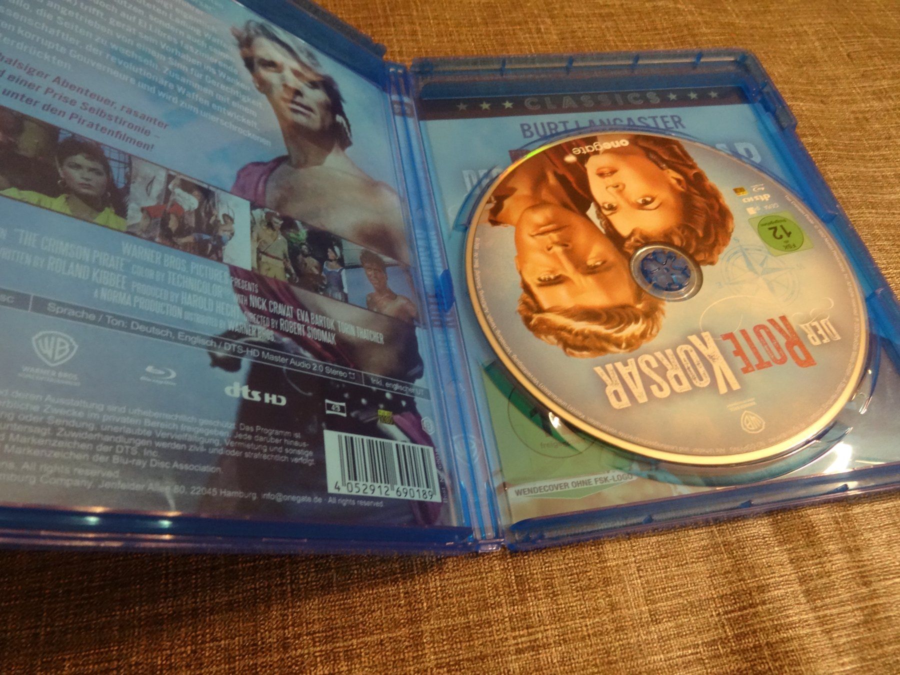 Tous les DVDs: Blu-ray Der Rote Korsar mit Burt Lancaster – D'occasion à Olten par Disc-Verkauf 1