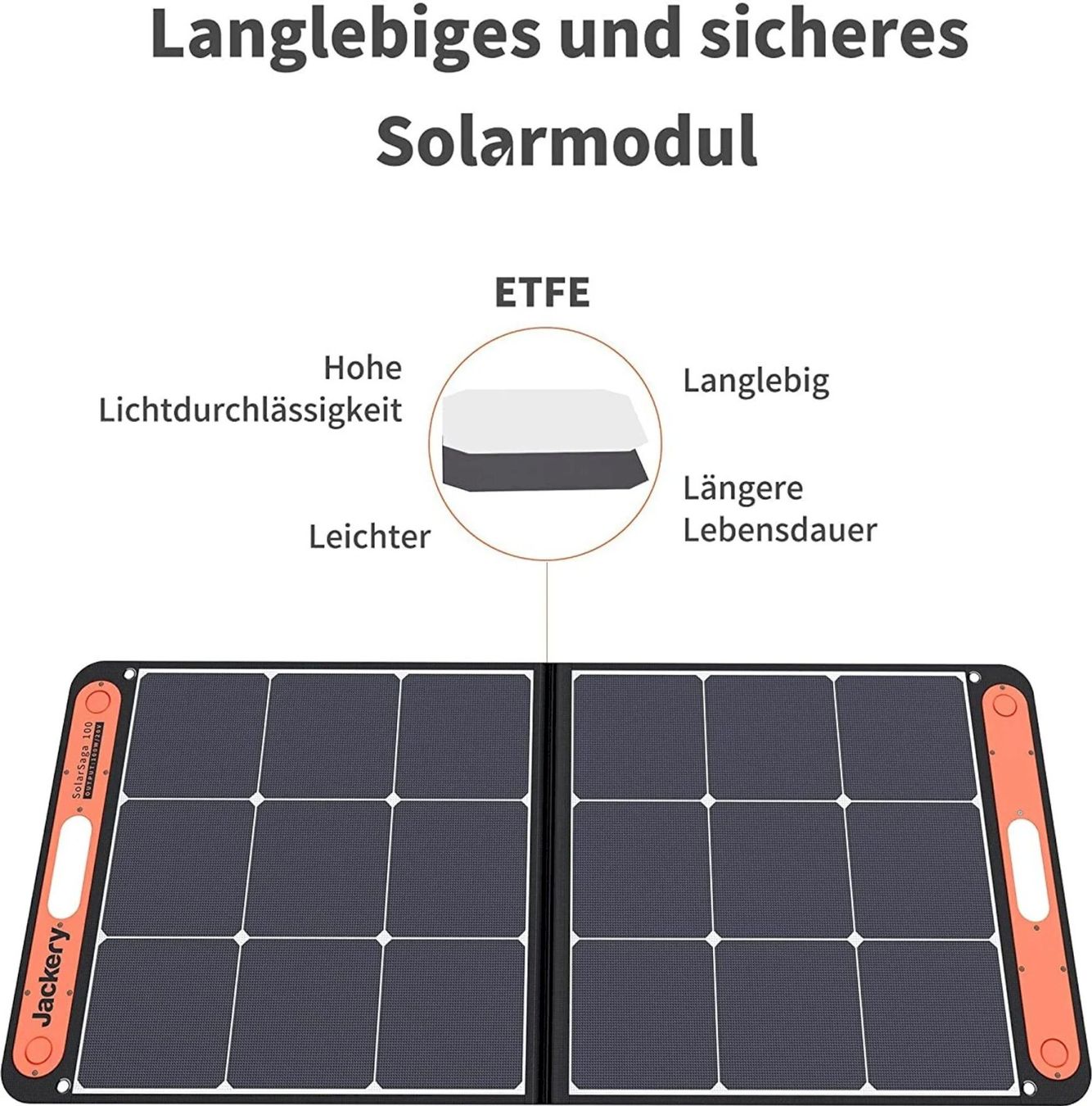 Dispositivi a energia solare: Jackery SolarSaga 100 Solarmodul – Nuovo e nell'imballaggio originale da Bottighofen venduto da zaap 7