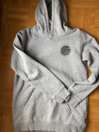 Sweat à capuche Rip Curl gris taille M état utilisé