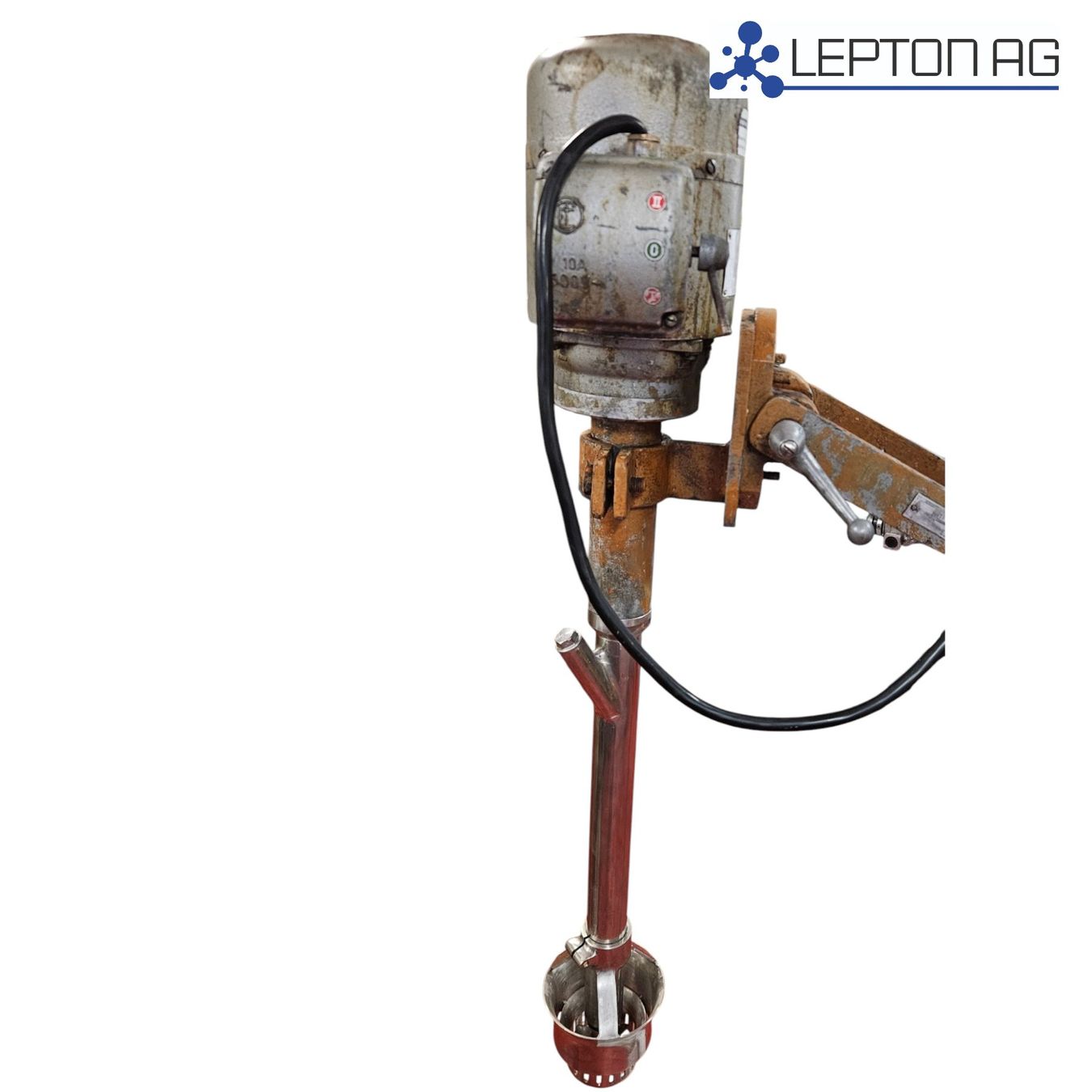 Accessori da laboratorio: Rotor-Stator-Homogenisator / Dispergiermischer auf Stativ – Usato da Niederdorf venduto da LeptonAG_Labor 2