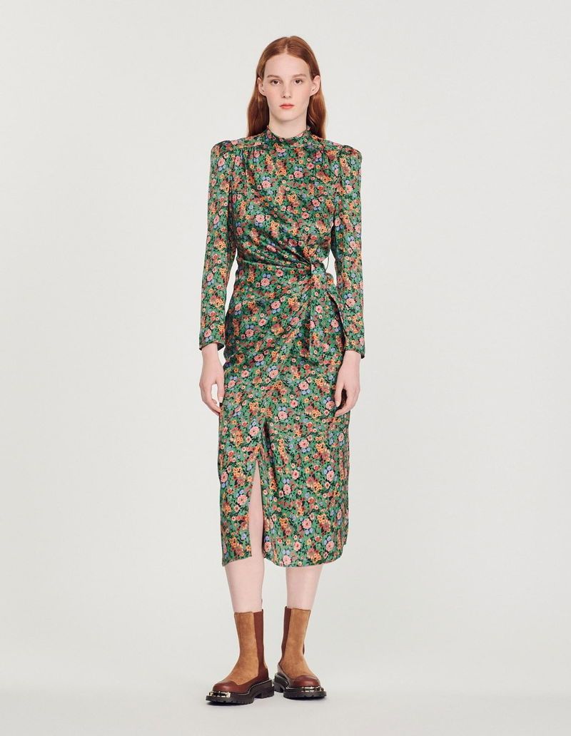 Sandro Kleider: Sandro Lueur Floral Print Robe Taille - S – Neu (gemäss Beschreibung) aus Genève von iry_67wr 3