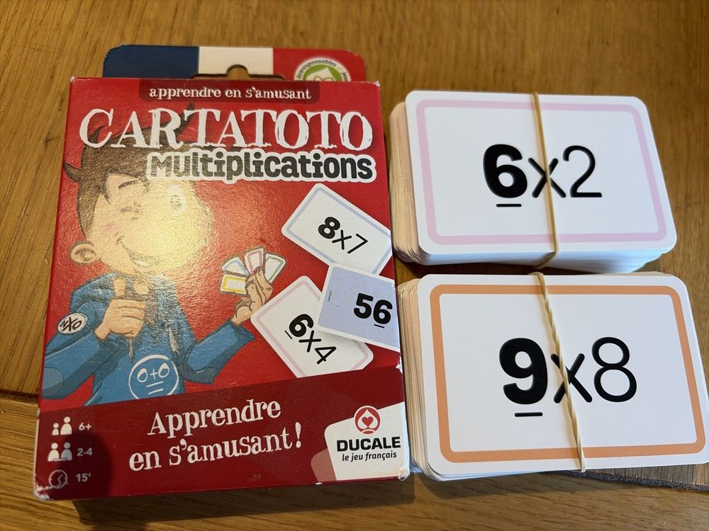 Cartatoto - Apprendre les multiplications en s'amusant