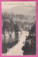 Vue sur les Brenets gel 1910 Les Bassins du Doubs