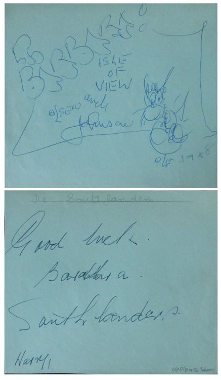 Autographes: Ole Olsen & Chic Johnson - Schauspieler - Autogramm – D'occasion à Dietikon par immortal-stars