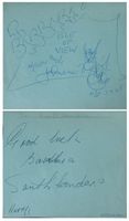 Ole Olsen & Chic Johnson - Schauspieler - Autogramm