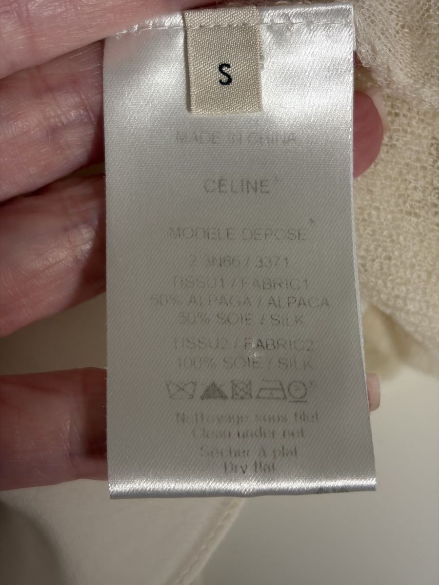 Celine Maglioni & Felpe: Celine Pullover Alpaka Seide Mix Beige Grösse S – Nuovo (secondo la descrizione) da Sarnen venduto da vik_jw5z 6