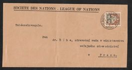 1926, SDN (D III) Nr. 6 auf Brief nach Prag, Kat. 200.-