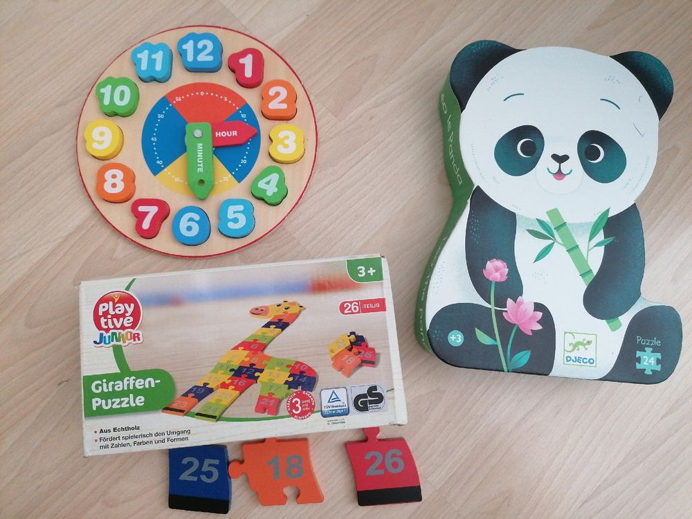 Puzzles: 3er Set Puzzle ab 3 Jahre – Gebraucht aus Diessenhofen von sabrina1204