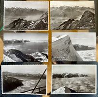 Rochers de Naye - 6 cartes anciennes, vue depuis  Naye