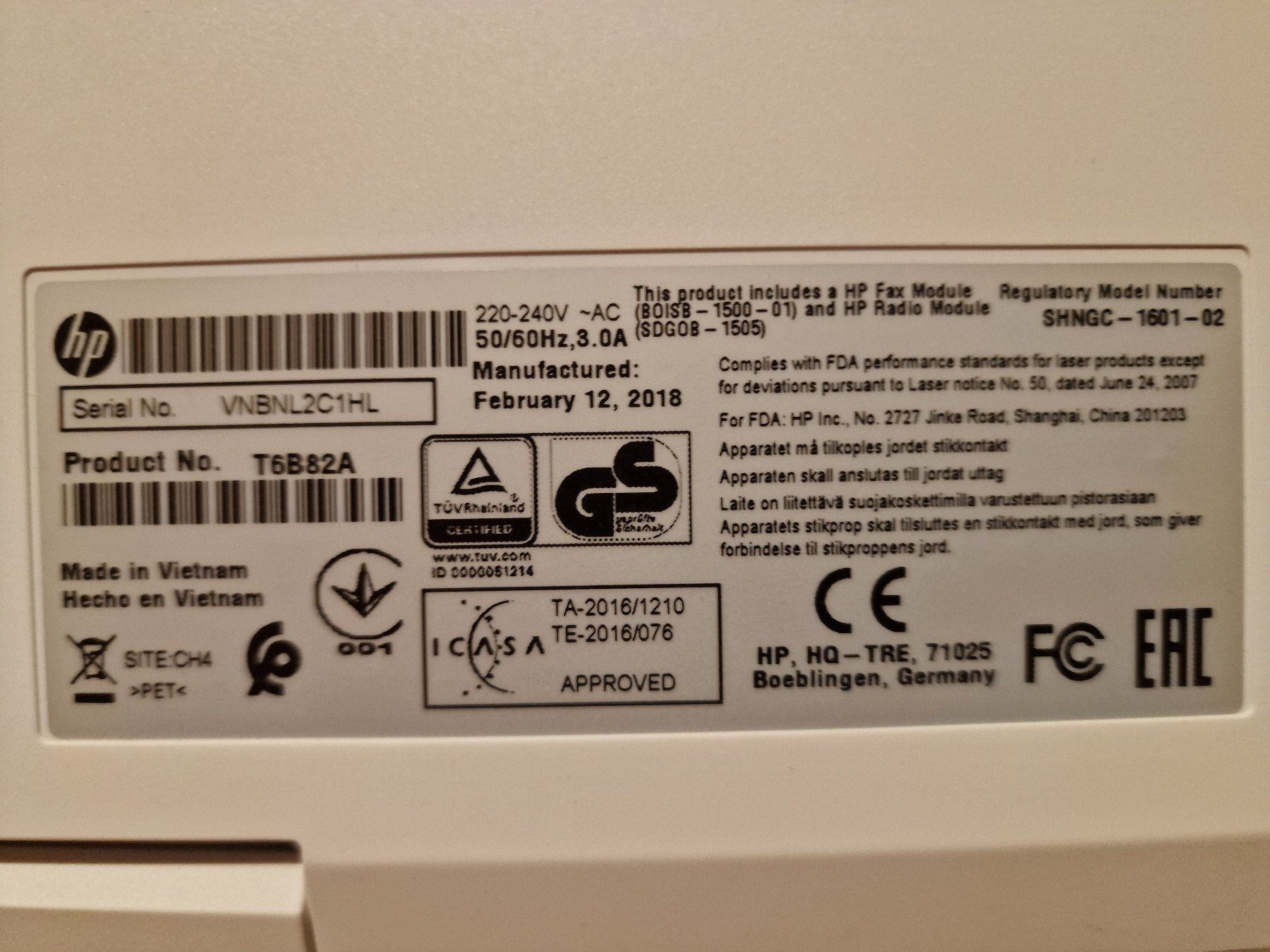 Hewlett Packard Stampanti: hp Laserdrucker – Difettoso da Steckborn venduto da Kirsch002 3